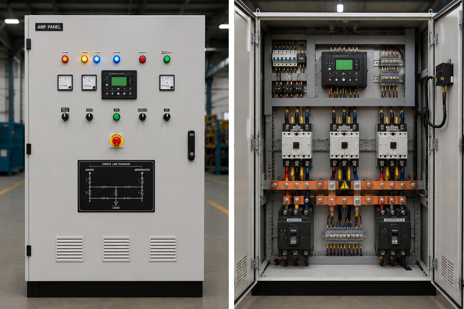 AMF Panel (Auto Mains Failure Panel) - LT Panels Electrical Switchgear Panel