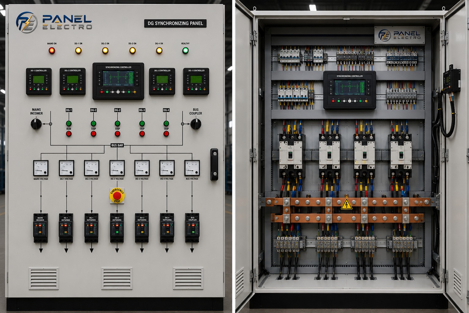 DG Synchronizing Panel - LT Panels Electrical Switchgear Panel