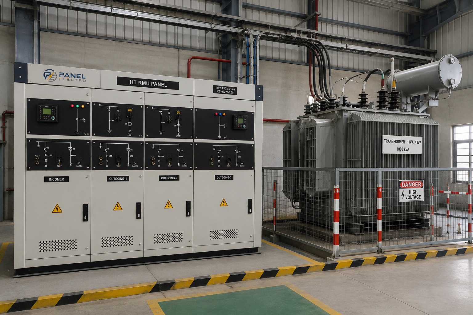 HT Ring Main Unit (RMU 11kV/33kV Panel) - Specialized Electrical Switchgear Panel